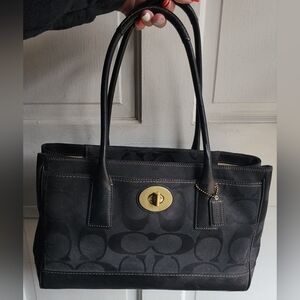 Coach-black Tote Bag